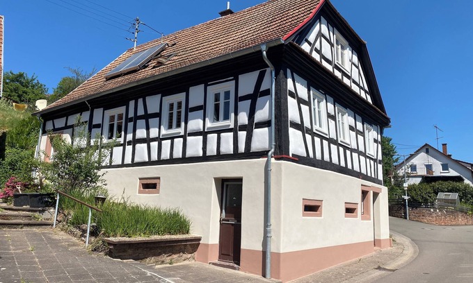 Erlenbach bei Dahn House | House of comfort; biologically renovated half-timbered building with a modern ambience