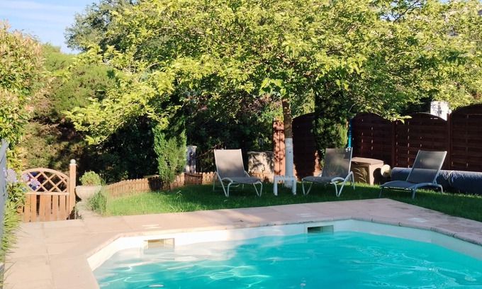 Valbonne Villa | Beautiful Valbonne Villa with Garden & Ocean Views