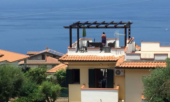Zambrone House | Panoramic Seaview Villa near Tropea with Pool & Spa