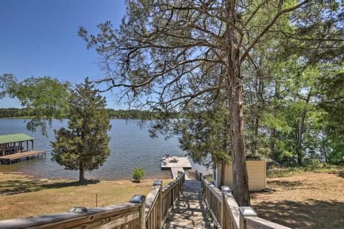 Milledgeville House | Beautiful House with Dock and Slide on Lake Sinclair