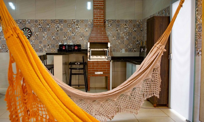 Trindade House | Pet-Friendly House with Gourmet Balcony for Memorable Stays