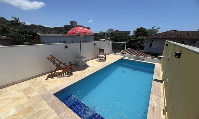 Toninhas House | Pet-Friendly House with Pool and Ocean View Near the Sea