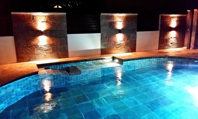 Etang Sale Les Bains House | House with pool and large terrace 5 minutes from a beautiful black sand beach