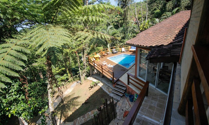 Felix House | Inviting House with Pool by Félix Beach in Ubatuba