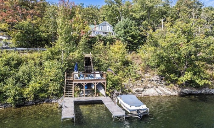 Fair Haven Cabin | House with Private Dock on Lake Bomoseen