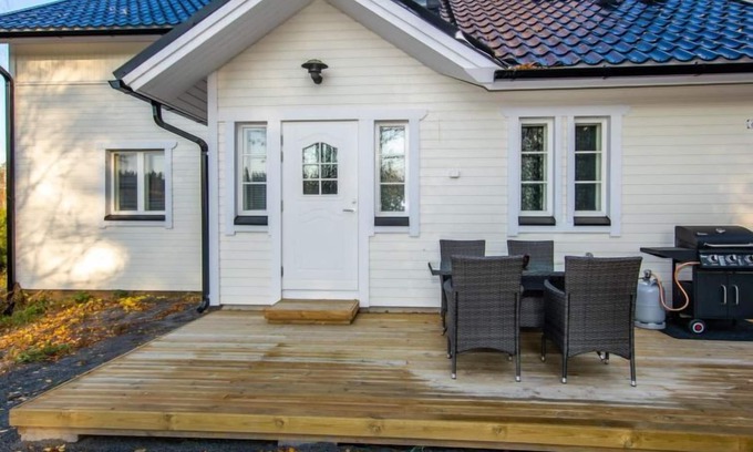 Kuorevesi House | Relax at Hovimäki by Interhome: Spa and Lake Views