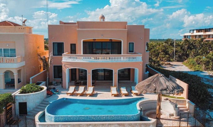 Tulsayab House | Exclusive Beachfront Villa with Pool and Ocean Views