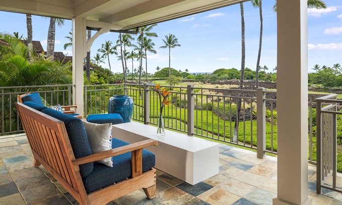 Kaupulehu Villa | Unforgettable Hualalai Ocean View Villa with Golf Carts