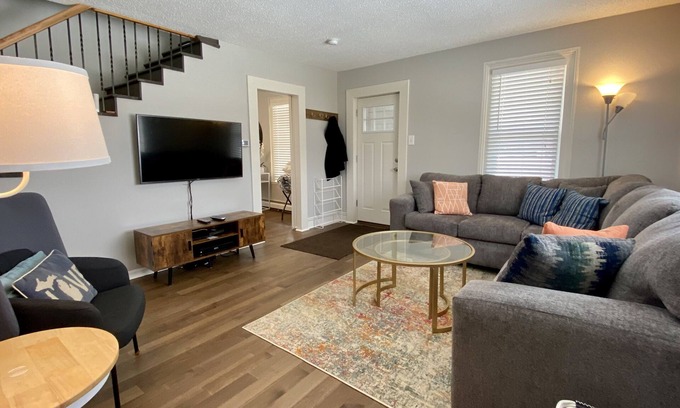 Elk Rapids House | Beachside Retreat: Steps from Sand and Scenic Amenities