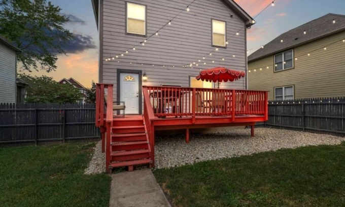 Kennedy King House | Family Retreat with Game Room and Pool in Downtown Indy