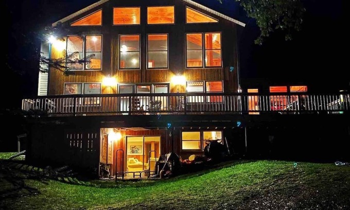 Rangeley Plantation Cabin | Lakefront Cabin Escape | Sleeps 12, Pet Friendly & Scenic Views