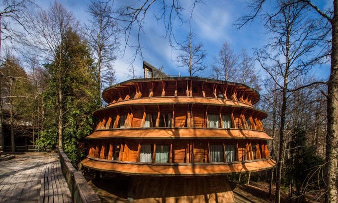 Neltume Cabin | Experience Huilo Huilo Reino Fungi with Hot Tub & Breakfast