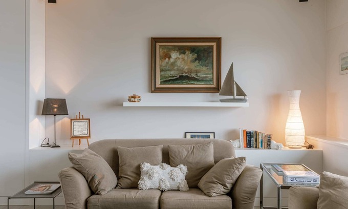 Westende Apartment | Cozy Duplex Apartment with Ocean View in Middelkerke