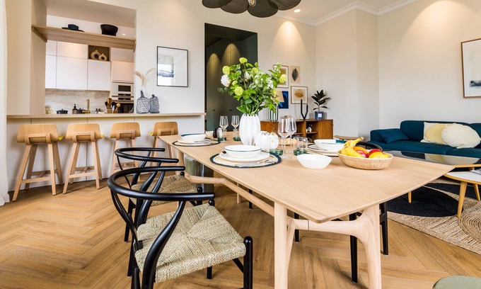 Behobie Apartment | Inviting HYGGE KEYWEEK Apartment with Ocean View in Biarritz