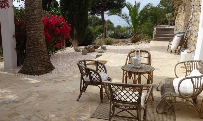 Sant Josep de sa Talaia House | Beachside Villa in Ibiza: Relax by the Pool and Spa