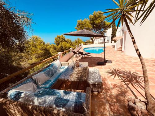 Denia Villa | Idyllic Ibiza Dream Villa Denia with Ocean Views & Pool