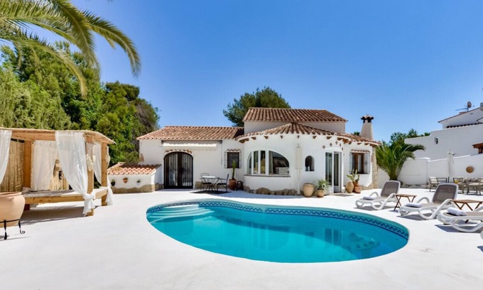 Moraira Villa | Experience Ibiza Style Villa Athena with Private Pool & Spa