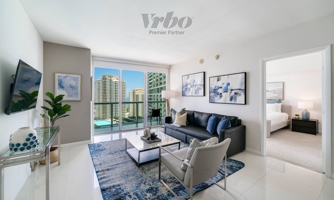 Downtown Miami Condo | Ocean View Retreat at ICON W Brickell for Your Getaway