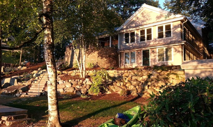 Gray House | Family-Friendly Retreat with Ocean Views and Cozy Fireplace