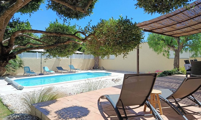 Corneilla-del-Vercol Villa | Perfect Family Retreat: Peaceful Villa with Private Pool