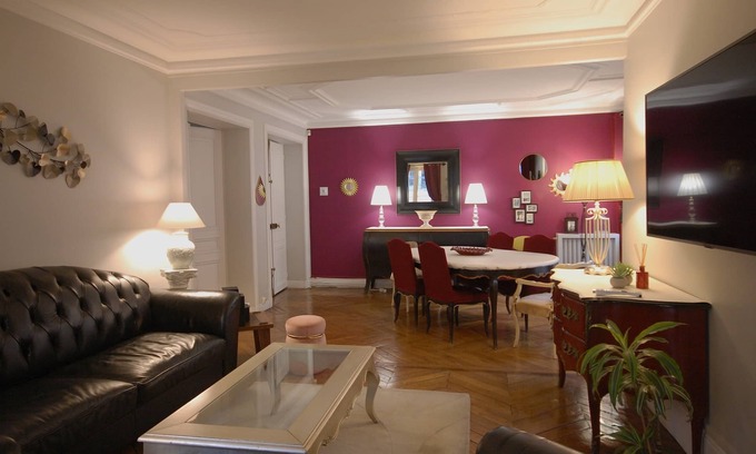 8th Arrondissement Apartment | Family-Friendly Retreat: 2 Bedrooms Steps from Champs-Elysées