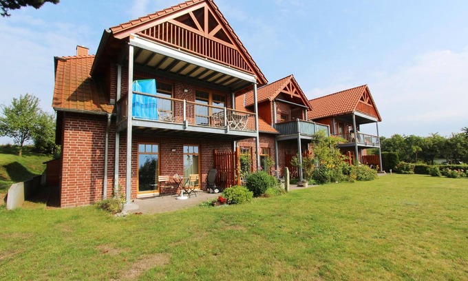 Neuendorf Apartment | Serene Holiday Apartment with Terrace & Ocean View at Haus Sonnenblume