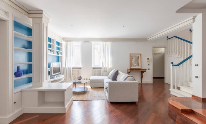 Rione XVIII Castro Pretorio Apartment | Elegant iFlat with Unique Margutta Colors and Top Amenities