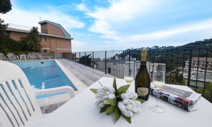 Celle Ligure Condo | Tranquil Oceanfront Retreat with Pool - Il Biancospino 11