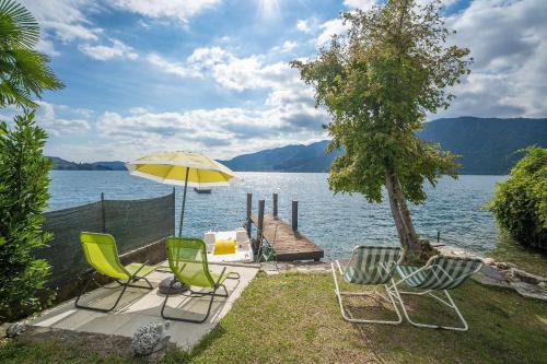 Pettenasco Apartment | Discover Il Glicine: Lakefront Retreat with Private Dock