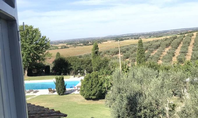 Viterbo Villa | IL GRANAIO - Restored Ancient Farmhouse in Olive Groves
