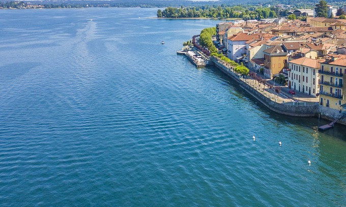 Arona Apartment | Lakeview Retreat at Il Nido Del Cigno in Arona, Italy