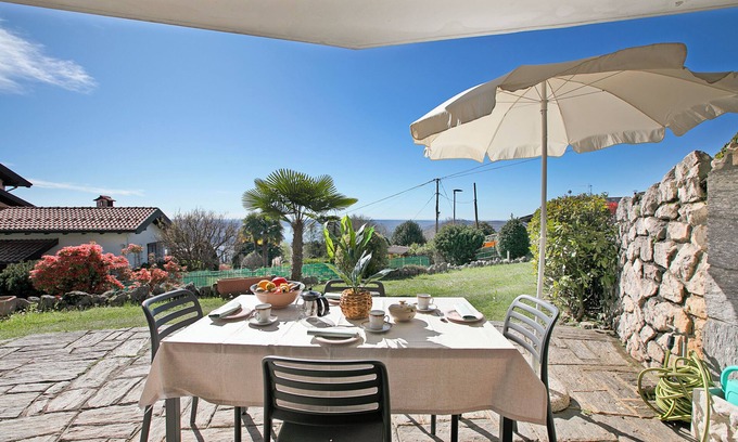 Massino Visconti House | Serene Il Poggio Radioso: Lake View & Garden Retreat
