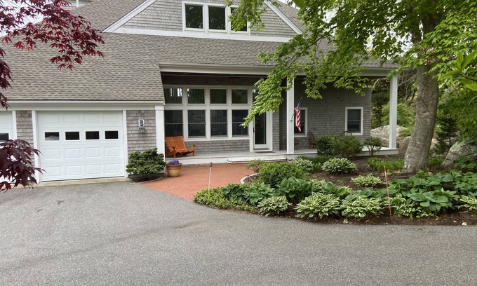 Falmouth House | Immaculate Waterfront Home with Private Beach & Pool