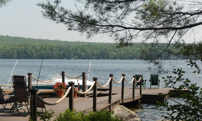 Ellsworth Apartment | Waterfront Apartment with Kayaks, Hot Tub & 10/10 Rating