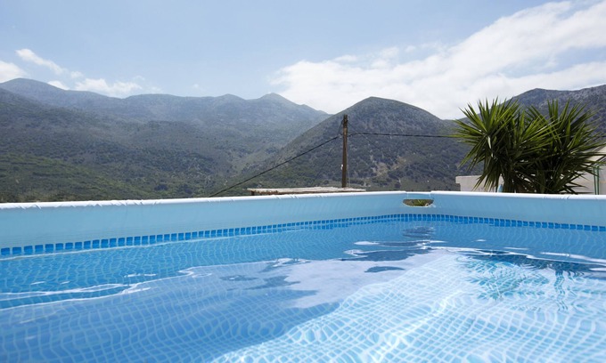 Vrachasi House | Indulge in Scenic Terrace Views and Refreshing Pool Access