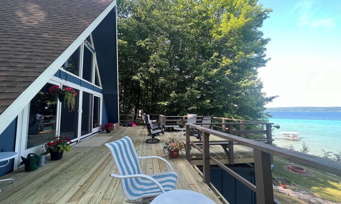 Kewadin House | Imogene's Torch Lake Cottage: Waterfront Retreat with Dock