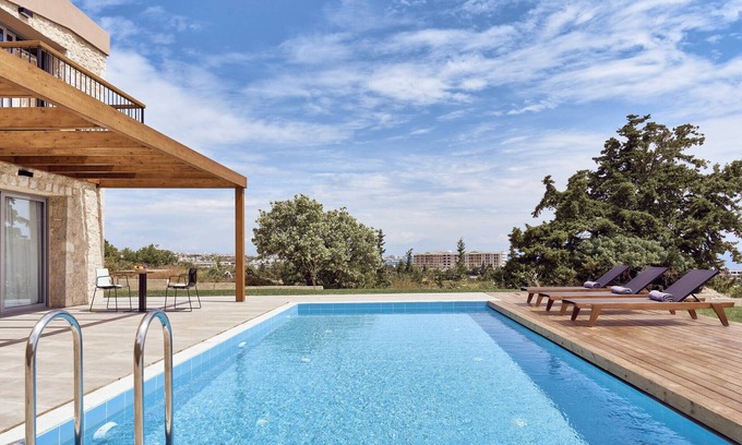 Kallithea Villa | Exquisite SeaView Villa with Private Pools and Oceanfront Bliss