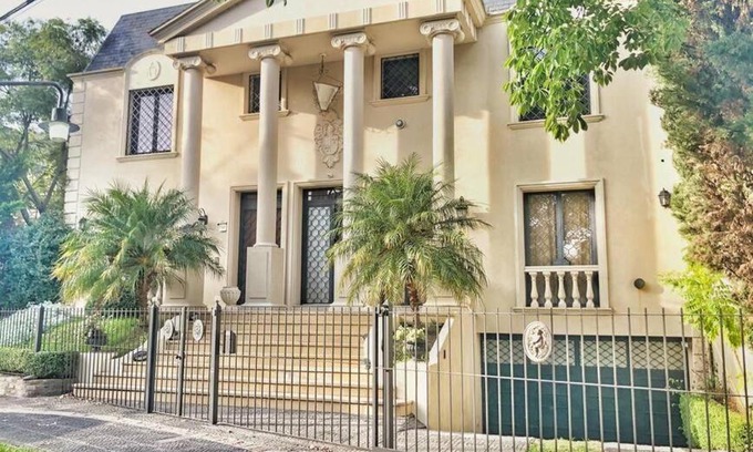 Acassuso Villa | Elegant Paladio-Style Home with Pool & Pet-Friendly Amenities