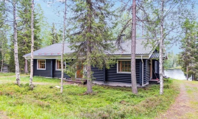 Rukatunturi House | Imponlampi by Interhome: Scenic Lake Views and Spa Retreat