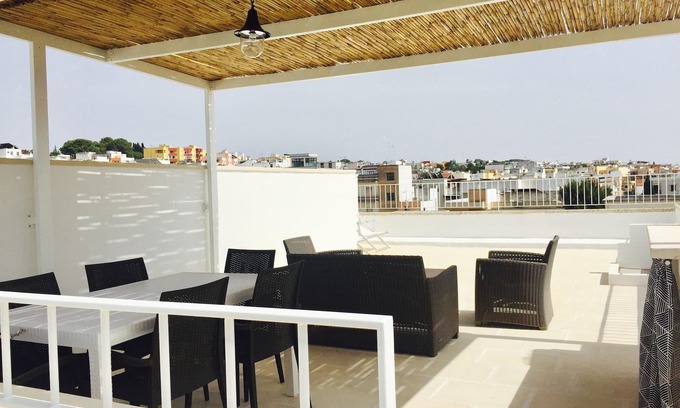 Parabita Apartment | Elegant Salento House with Terrace and Oceanfront Pool