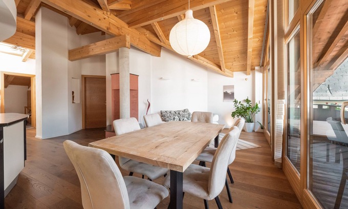 Neustift Im Stubaital Apartment | Central Neustift Penthouse with Pool and Lake View