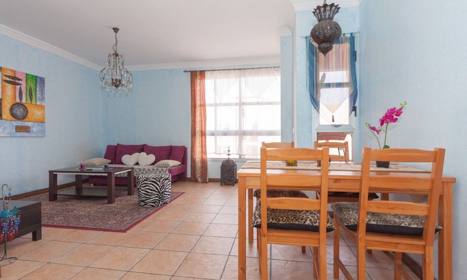 El Medano Apartment | Prime Location in El Médano with Rooftop Hot Tub & Ocean View