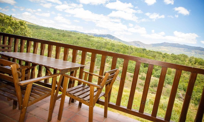 Horcajuelo de la Sierra Ski Chalet | Enjoy a BBQ on the Terrace at Corco House - 10/10 Rated