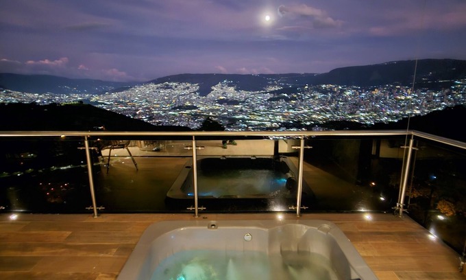 Medellin House | Incredible Medellín Views with Spa & Pet-Friendly Amenities