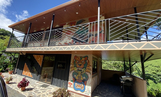 Monteverde House | Inviting Indigo Container House with Family-Friendly Amenities