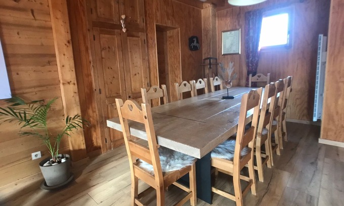 Mont-de-Lans Ski Chalet | Serene Chalet with Jacuzzi and Breathtaking Views