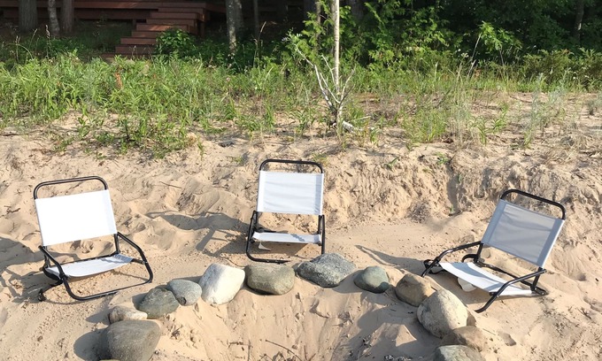 Beaver Island Cottage | Experience Lakeside Bliss with Ocean Views and Hot Tub