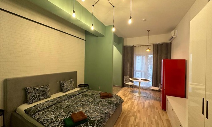 Iasi Apartment | Industrial Touch: Child-Friendly Getaway with 9.8 Rating