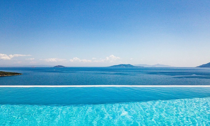 Melissopetra Villa | Discover Infinite Blue Epidavros with Ocean View & Pool