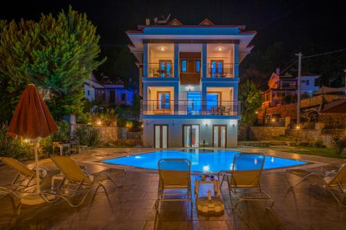 Hisaronu Villa | Relaxing Infinity Olympia Villas with Oceanfront Pool Access